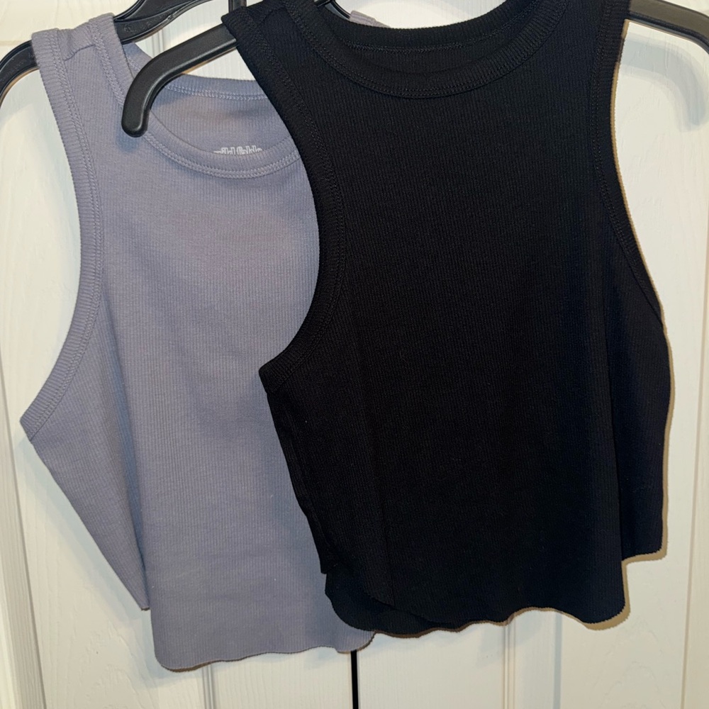 Stylish Black and Gray Women's Tank Tops